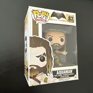 Funko Pop! Heroes: Batman V Superman - Aquaman #87, Gewölbt, leichte Beschädigung - Bild 1 von 7