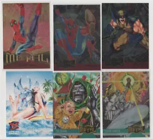 93,94 & 95 Fleer Flair Dynamic Marvel Metal Universe Spiderman,Wolverine & more! - Picture 1 of 8