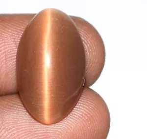 Natürliche Marquise 16,30 ct braun Katzenauge Edelstein zertifiziert B31421 US-Verkäufer - Bild 1 von 8