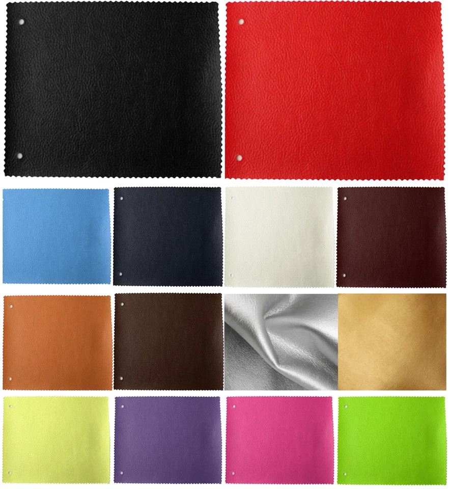 FAUX LEATHER FABRIC WATERPROOF UPHOLSTERY CAR LEATHERETTE MATERIAL 1 TO 5 METRES - Image 1 of 1