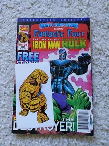 Marvel Heroes Reborn #24 : Marvel comic book from July 1999 inc free sticker VGC - Bild 1 von 2