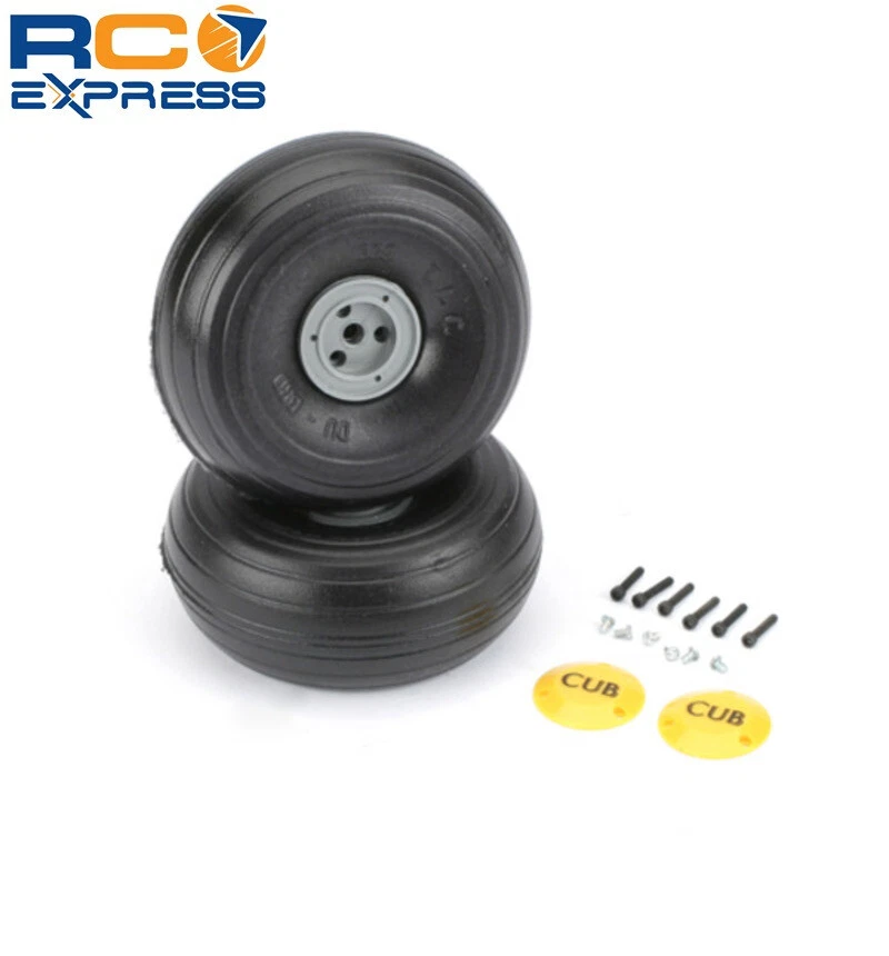 DU-BRO 1/5 Light weight J-3 Cub Wheels (2) DUB338TLC - Image 1 of 1