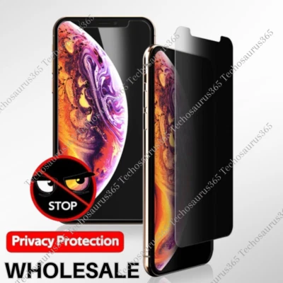 Lote de Protector de Pantalla de Privacidad a Granel Vidrio Templado para iPhone 16 15 14 13 12 11 X Foto 1 de 4
