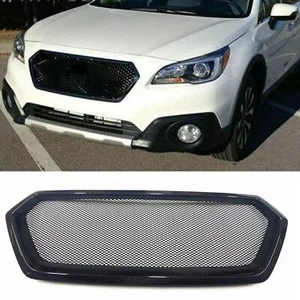 Für Subaru Legacy Outback 2015 2016-2017 Front Gitter Kohlefaser Schwarz - Picture 1 of 10