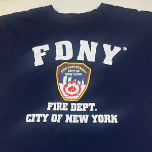 Offiziell lizenziertes FDNY FIRE DEPT City of New York Fire Fighter T-SHIRT Herren L - Bild 1 von 4