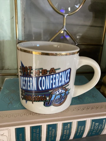 Vintage Utah Jazz Western Conference Mug Cover