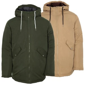Jack Jones Parka Winterjacke Anorak Herren Gefüttert Loop Parka Jacket Größe L - Picture 1 of 9