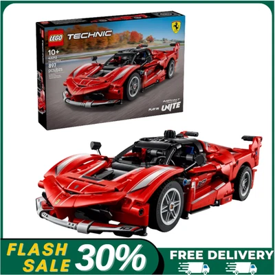 [ BIG SALE ] LEGO Technic Ferrari FXX K 42212 Building Kit (897pcs) - Image 1 of 4