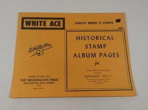 Sello White Ace United States Emisiones Regulares Suplemento Completo "RSC-3" 1976-77 - Imagen 1 de 2