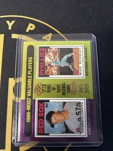 Topps Heritage Roger Clemens Mike Schmidt 2025 jugadores más valiosos #197 - Imagen 1 de 2