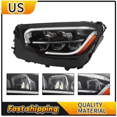 MB2502262 Headlamp LED NO Adaptive For 2020-2022 Mercedes-Benz GLC Left Side US - Image 1 of 4