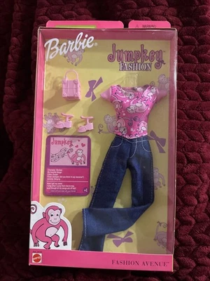 Mattel Barbie Fashion Avenue Ropa Muñeca Jumpkey Conjunto de Accesorios 2001 Foto 1 de 3