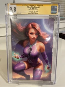 TALES OF THE TITANS #1 CGC SS 9.8 WILL JACK SIGNED STARFIRE - Picture 1 of 1