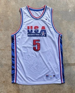 Camiseta De Colección David Robinson Team USA Dream Team Champion Talla 56 Spurs Olímpica - Imagen 1 de 10