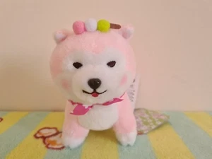 Amuse Mameshiba Sakura Akita Dog Plush Small - Picture 1 of 3