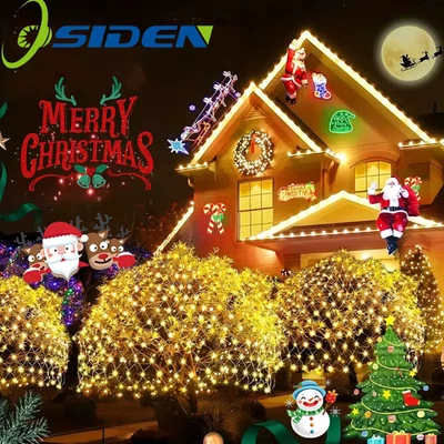 Solar Net Fairy Lights – 8 Mode Waterproof LED Mesh Garden Decor - Image 1 of 4