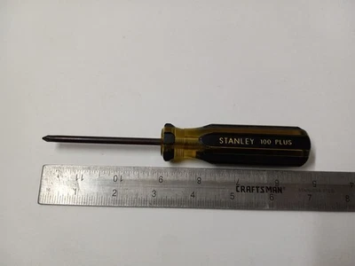 Vintage NOS Stanley 100 plus Phillips screwdriver  (64-131) USA 1PT  - Image 1 of 4