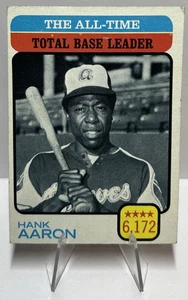 Hank Aaron 1973 Topps Karte #473 The All-Time Total Base Leader FAIR - Bild 1 von 2