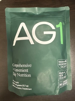 AG1 Athletic Greens 粉袋 12.7 盎司 / 360 克 30 天供应 1 包全新未拆封 — 第 1/2 张图片