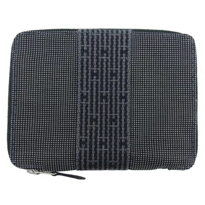 Cubierta de cuaderno Hermes usada línea Yale agenda gris negro damas usada Foto 1 de 4