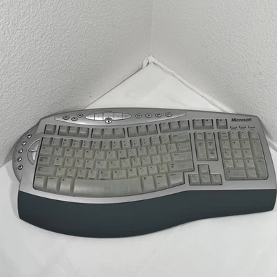 Microsoft Wireless Laser Desktop For MAC Comfort Curve Keyboard NO MOUSE USED - Image 1 of 4