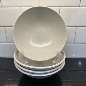 4er Set - Calvin Klein Khaki Collection Cargo Müsli Suppe Schüssel 7" Creme Haferflocken - Bild 1 von 22