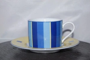 Kaffeetasse 2tlg. Via Quatro blau gelb Ritzenhoff Breker RB R&B - Bild 1 von 1
