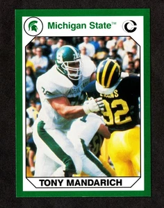 TONY MANDARICH 1990 Collegiate Collection #89 MICHIGAN STATE SPARTANS - *06 - Picture 1 of 2