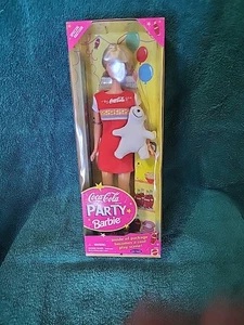 Barbie Coca Cola Party 1998 Bambola Mattel Edizione Speciale #22964 Nuova con scatola Vintage - Foto 1 di 5