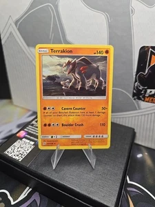 2019 Pokemon SM Unified Minds 122/236 Terrakion Holo - Picture 1 of 2