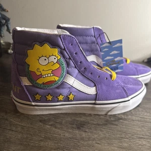 VANS The Simpsons x Sk8- Vote Lisa For President size 9 womens 7.5 men's - Picture 1 of 11