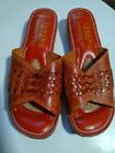 Footnotes Sandals Size 6.5 Cushion Sole , Leather,Made In Brazil