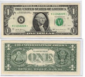 Bill da $1 2017 dollaro 11348228 * errore nota stella 2 cifre disallineamento - Foto 1 di 2