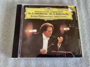 Mendelssohn: Symphonies Nos. 3 & 4 Berlin Philharmonic, James Levine CD - Picture 1 of 1