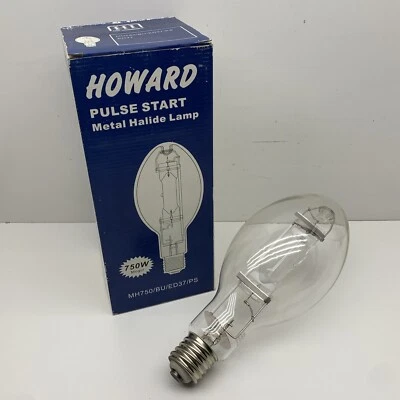 (2-Pack) Howard MH750/BU/ED37/PS Pulse Start Metal Halide 750W M149/E Light Bulb - Image 1 of 4
