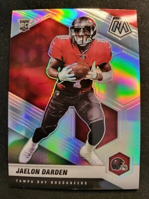 2021 Mosaic Jaelon Darden RC SILVER PRIZM VARIATION Card #333-V - Buccaneers - Image 1 of 2