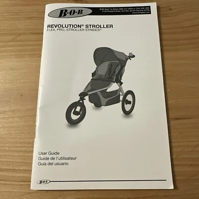 BOB Gear Revolution Jogging Stroller - Manual Only - User Guide - Image 1 of 3