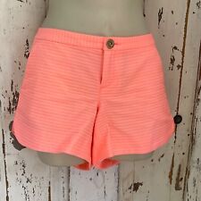 Lilly Pulitzer Adie Size 0 Woman's Bright Coral Pink ish Peach Pocketed Shorts