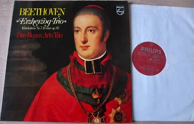 PHILIPS 6833 033 BEETHOVEN ERZHERZOG TRIO LP BEAUX ARTS (1980) EX GERMANY - Image 1 of 3