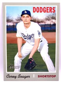 2019 COREY SEAGER TOPPS HERITAGE #341 - LA DODGERS SS #PA-CS - Picture 1 of 4