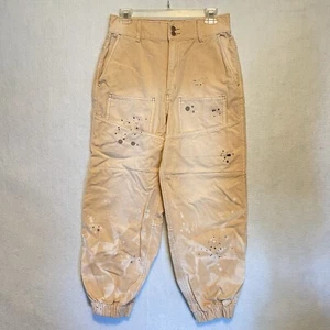 Urban Outfitters BDG Yellow Painter's Cargo Utility Pants Women's M - Picture 1 of 13