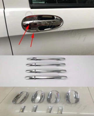 Juego completo manija puerta tazón cubierta embellecedor para 14-25 Mercedes Benz Clase V Vito W447 - Imagen 1 de 4