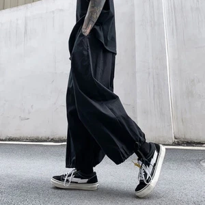 Japanese Fashion Yohji Work Style Streetwear ultra wide leg unisex pants - Picture 1 of 13