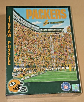 FANDEMONIUM Green Bay Packers Puzzle John Holladay Cartoon Art 1994 BGI - Image 1 of 4