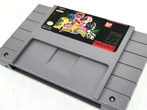 Mighty Morphin Power Rangers SNES Super Nintendo Original Authentic Genuine 1991 - Picture 1 of 5