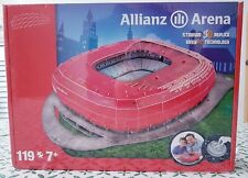 Bayern Allianz Arena Stadium Jigsaw Puzzle 3D 119 Piece Off. Licensed Product