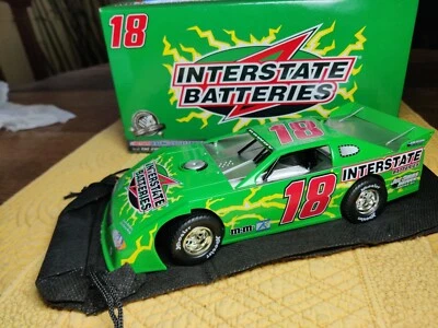 Kyle Busch Interstate Eldora 2008 1:24 Outlaw último modelo coche de tierra acción diecast Foto 1 de 4