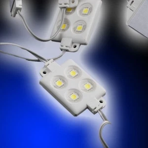 20x LED Module 4xPower SMD LEDs Blau Wasserdicht 12V - Bild 1 von 1