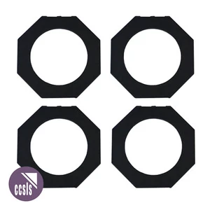Par 16 Colour Frame 72mm - Black x4 - Picture 1 of 2