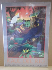 RAUL DEL RIO 1983 VINTAGE POSTER CNG3126 - Picture 1 of 5